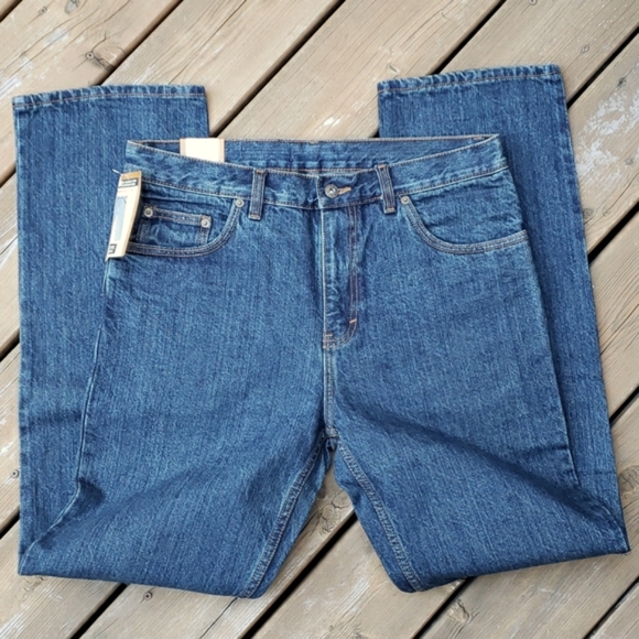 NEW! Men's Straight Leg Denim Jeans - Picture 3 of 5